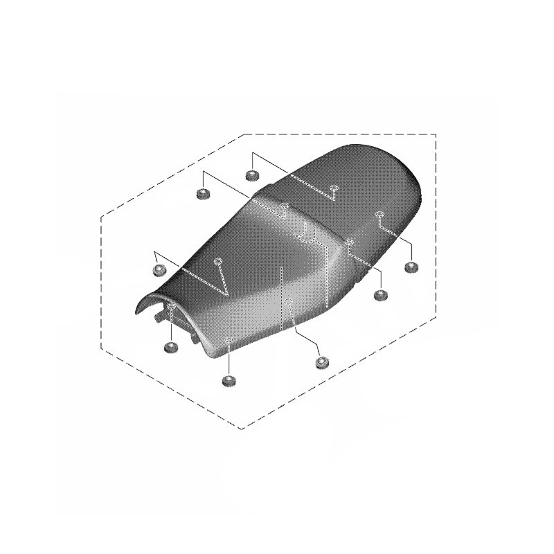 Selle Yamaha XSR 155 B1V-F4730-00